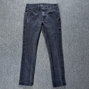 Michael Kors Parker Slim Fit Men's Black Denim Jeans Size 29x30 (Actual 30x28)‎